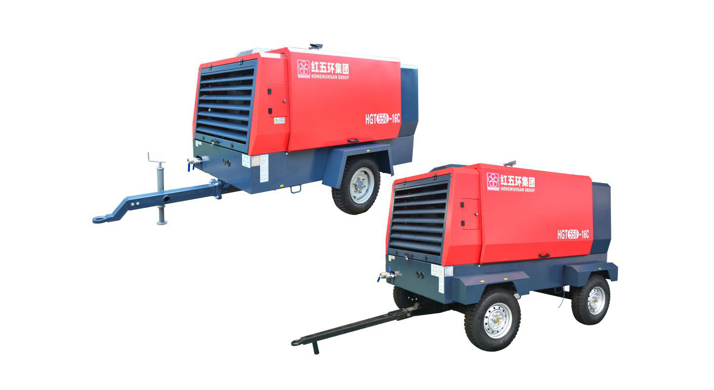 柴驅(qū)-HGT中低壓系列移動(dòng)空壓機(jī) HGT460、HGT550、柴移